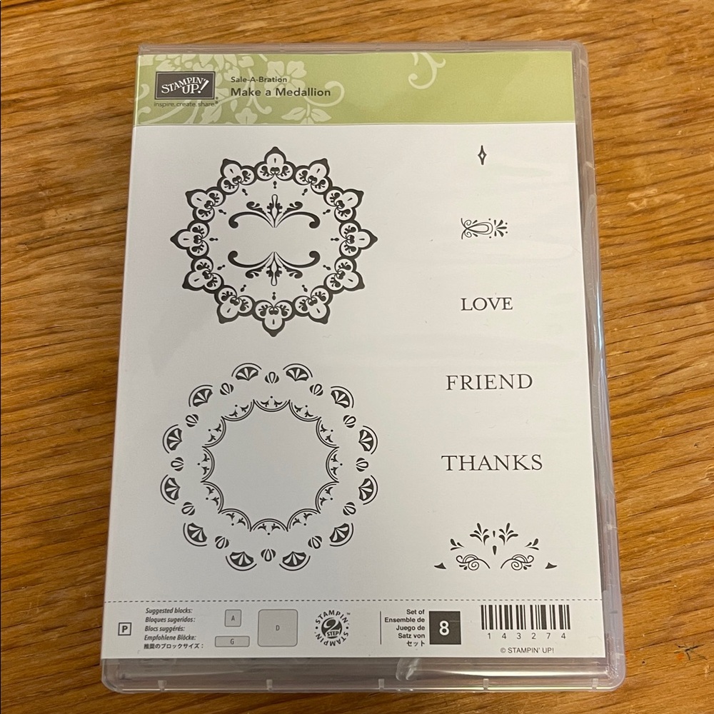 STAMPIN' UP! Make a Medallion Stamp Set - new